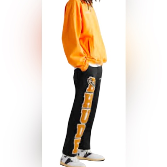 RHUDE-MCLAREN Other - RHUDE-MCLAREN STRAIGHT LEG LOGO -APPLIQUÉD COTTON JERSEY COLLAB JOGGERS SIZE M